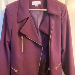 Calvin Klein purple jacket